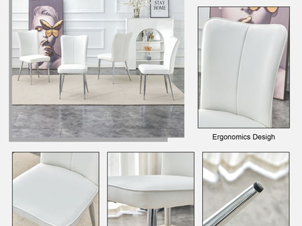 Minimalist Style Minimalist Dining Chairs With Metal Legs