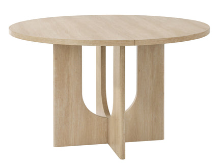 Round Dining Set With 4 Upholstered Dining Chairs