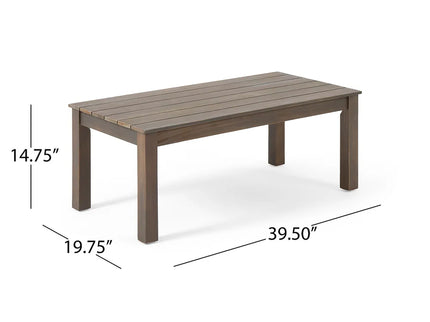 Avacyn - Outdoor Acacia Wood 4 Seater Chat Set With Cushions
