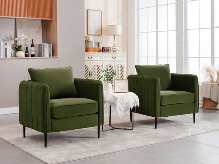 Accent Chair With Pillow For Living Room