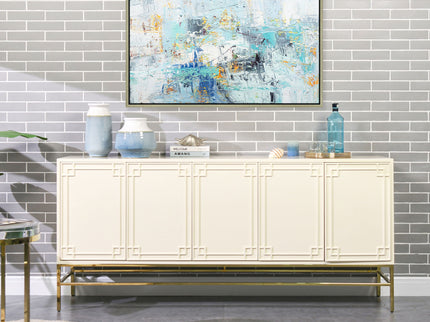 Gemini - Sideboard Storage Buffet - White Birch