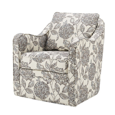 Wide Seat Arm Chair With 360 Degree Rotation