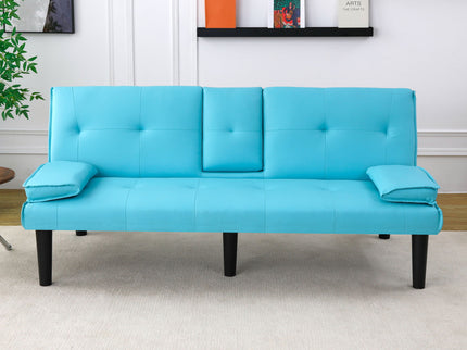 Sofa Bed With Foldable Design And Cup Holder