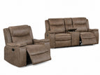 Dark Brown / 2 Pc. Loveseat, Chair