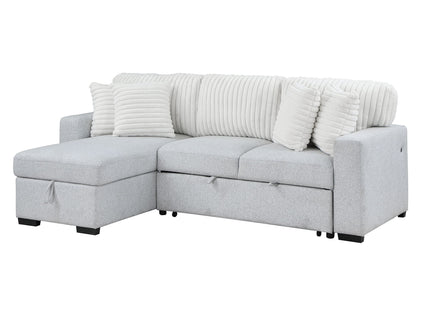 Ford - Reversible Pull Out Sofa Bed - Light Gray