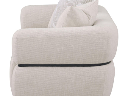 Ramsay - Round Arm Loveseat - Beige