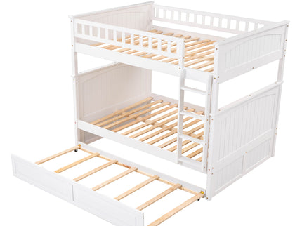 Bunk Bed With Twin Size Trundle, Guardrails
