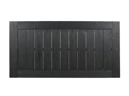 Outdoor Acacia Wood Dining Table, Sandblast Finish