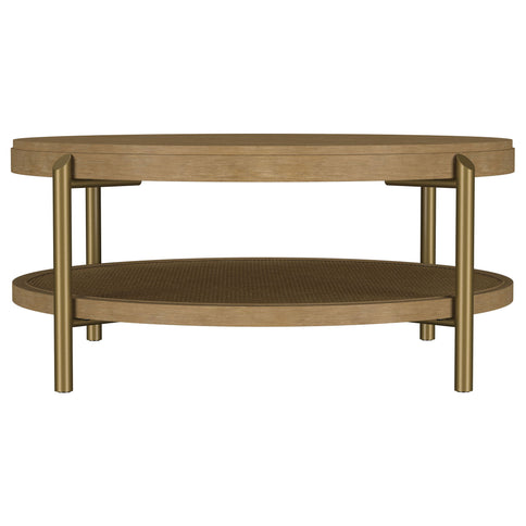 Benson - Round Table With Storage Shelf