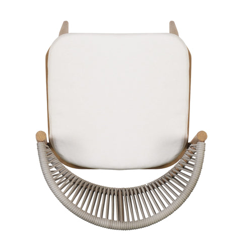 Outdoor Bar Height Metal Frame Counter Stools With Scallop Shaped Backrest & Water Resistant Cushions