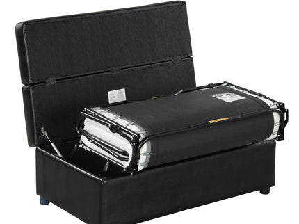Twin Size Folding Ottoman Sleeper Bed With Mattress Convertible Guest Bed