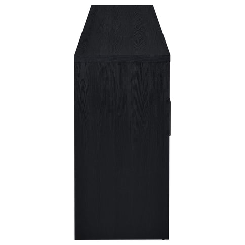 Shayne - 4 Door Sideboard With Arched Doors - Black