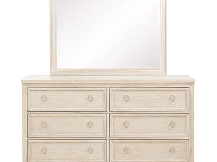 Wedner - 6 Drawer Dresser With Mirror - Oak