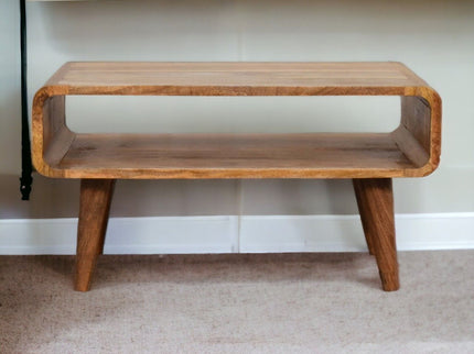 Solid Wood Open Media Unit