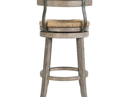 Stool With Natural Seagrass Seat