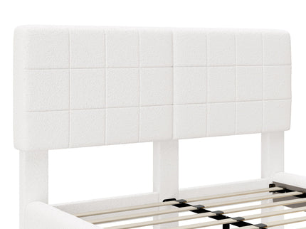 Floating Bed With Light, Soft Touch Surface