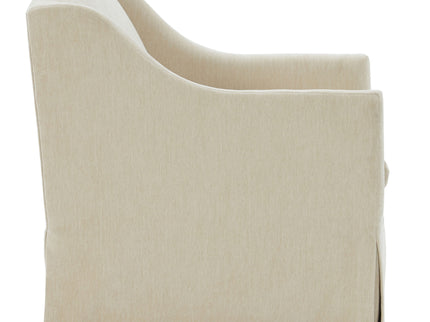 Luisa - Skirted Swivel Accent Chair