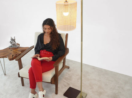 Brizo - Tall Corner Floor Lamp - Gold