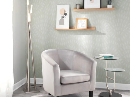 Icicle - Contemporary Floor Lamp - Nickel