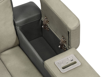 Bruno - Power Reclining Sofa With LED Lighting