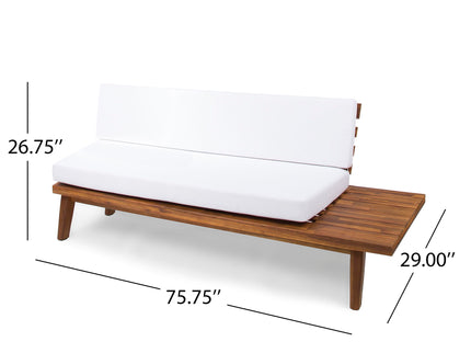 Hillcrest - V Shaped 4 Piece Sofa Set, Water Resistant