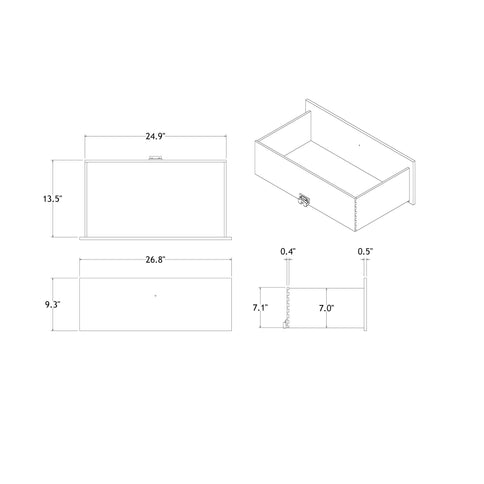 Chloe - Dresser - Gemstone Silver