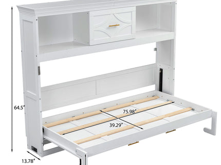 Murphy Bed With Charging Station And Drawer