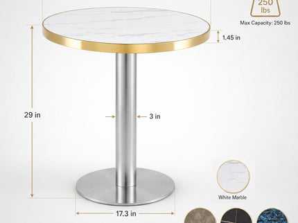 Elegant Modern Round Bistro Table
