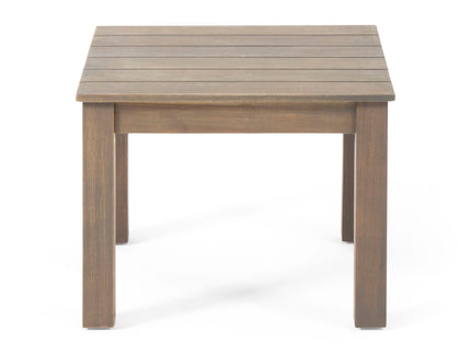 Halcyon - Outdoor Side Table With Slat Design