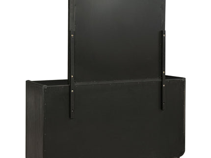 Bangor - 8 Drawer Dresser With Mirror Set - Black