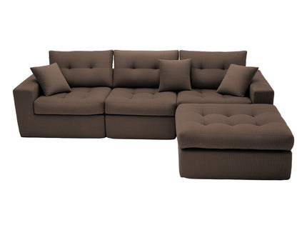 Corner Chaise L-Shaped Sectional Sofa Bed