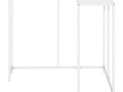 Corner Accent Console Table For Entryway, Unique L-Shaped Design