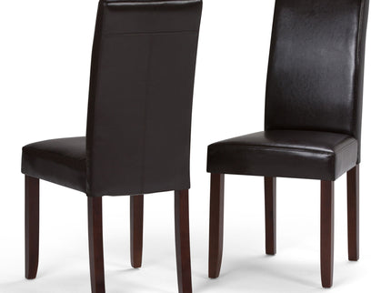 Acadian - Parson Dining Chair (Set of 2) - Tanners Brown