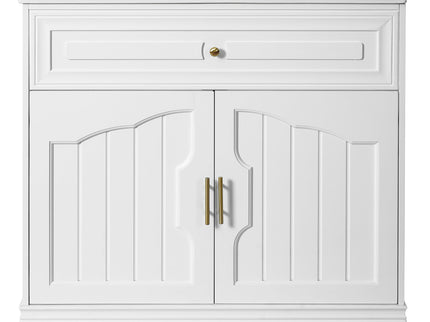 Bathroom Vanity With Sink, Cabinet With 2 Soft Closing Doors