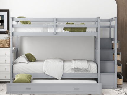 Bunk Bed With Trundle And Staircase