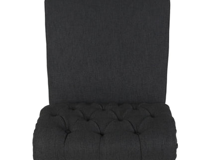 Broxton - Tuft Dining Rolltop Chairs With Button Tufted Backrest (Set of 2)