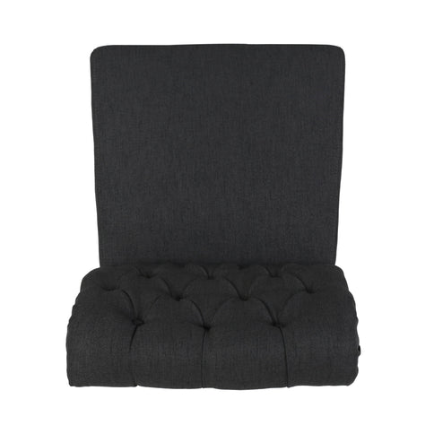 Broxton - Tuft Dining Rolltop Chairs With Button Tufted Backrest (Set of 2)