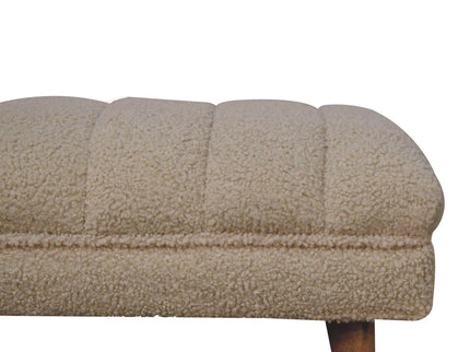 Puffer Bench - Beige