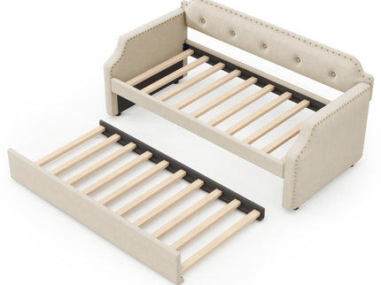 Upholstered Daybed With Trundle