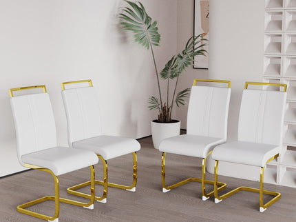 Side Dining Room Chair, Padded Seat High Back