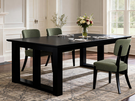 Contemporary Armless Dining Chairs (Set of 2)