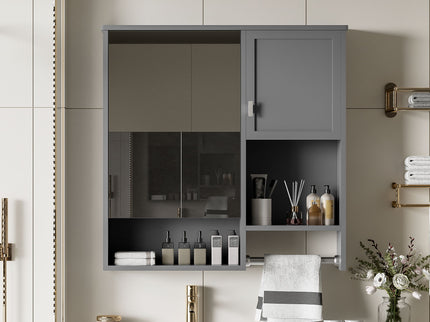 Modern Wall Mounted Bathroom Medicine Cabinet, Bathroom Wall Storage Cabinet With Mirror
