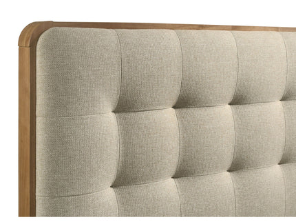 Winston - Platform Bed With Upholstered Headboard