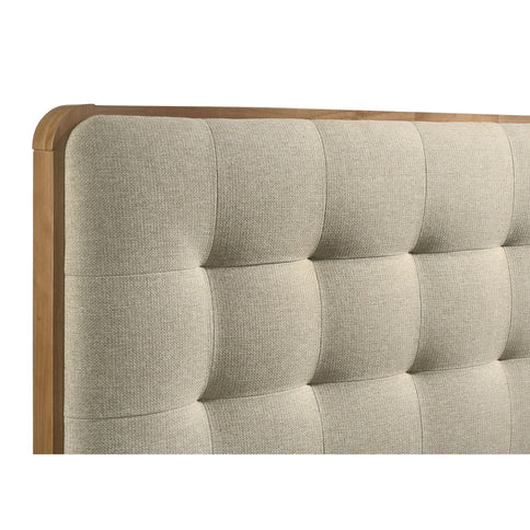 Winston - Platform Bed With Upholstered Headboard