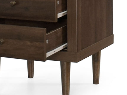 Nystrom - Mid Century Modern 2 Drawer Nightstand