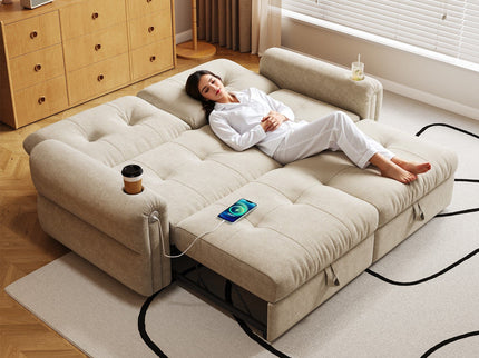 Cloud Like Convertible Sofa Bed With For Living Room
