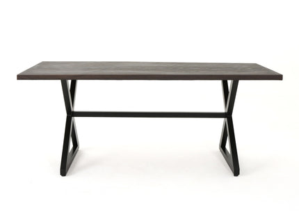 Rolando - Outdoor Aluminum Dining Table With Steel Frame