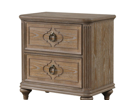 3 Piece Bed Set With 2 Nightstands, Upholstered Headboard, USB Ports