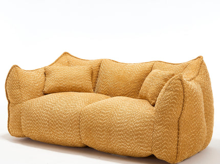Comfortable Dual Beanbag Chair With High Resilience Foam Core For 2 People