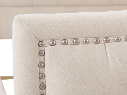 Marcella - Upholstered Shelter Headboard Bed Set